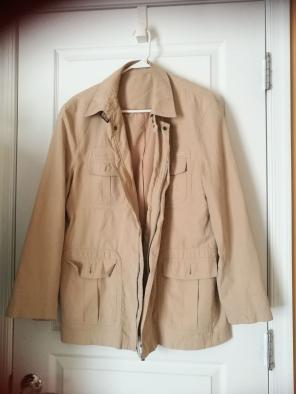 Men's coat jacket khaki color