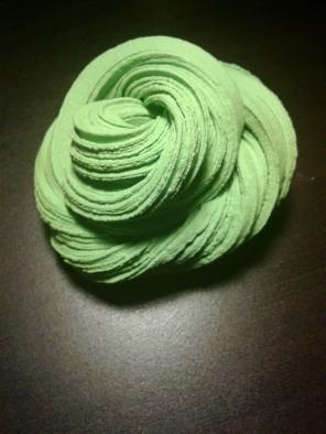 Sizzly green Apple butter slime