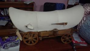 hand maid covers wagon