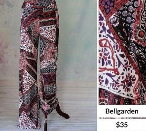 Small bellgarden palazzo pants
