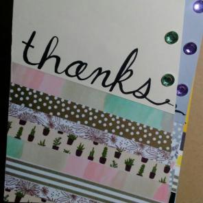Washi Tape Thank You Cards