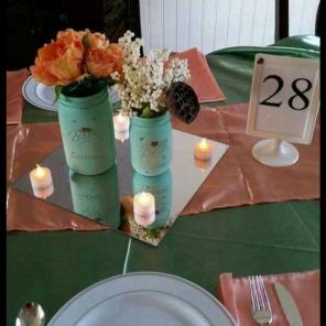 Wedding table cloths/ napkins/ runners