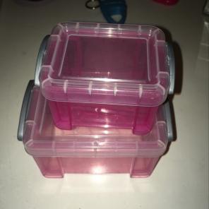 2 Small Storage Bins