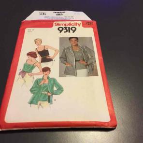 Simplicity # 9319 Pattern