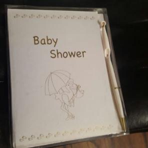 BABY shower guest book
