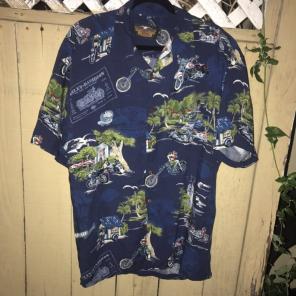 Harley Davidson Hawaiian Shirt