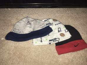Lot Of 3 Newborn Beanies