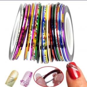 Nail strip art (10pc)