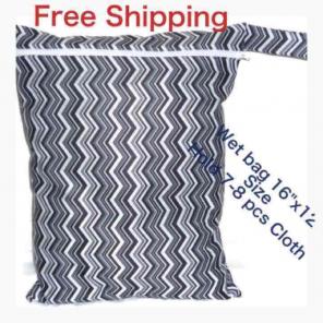 New- Wet bag for Cloth Diaper leakproof