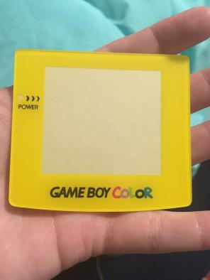 Yellow Gameboy Color Screen Replacement
