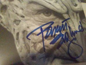 Nightmare on elm st Robert Englund Auto