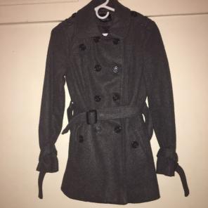Gray Trench Coat Size Small