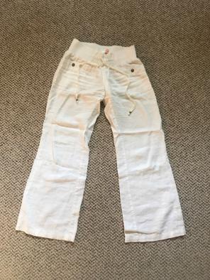 White Linen Pants - G by Guess