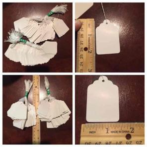 FREESHIP 200LARGE~QUALITY~SCALLOPED TAGS