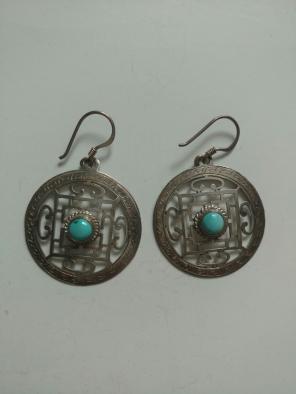 Pada Sterling Silver with Turquoise Eye