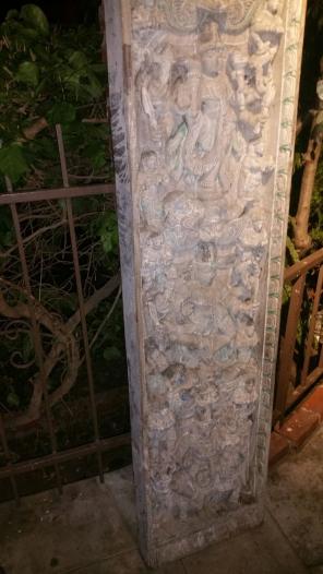 wood carved buddha wall art