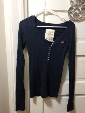 Navy sweater!