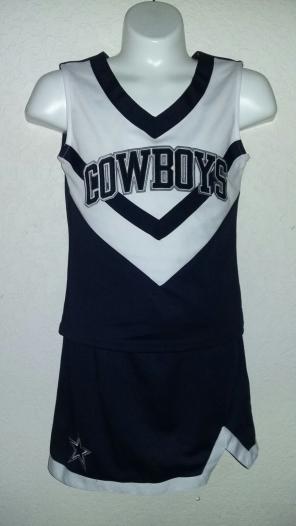 Girls Cowboys 2 Piece Cheerleader Dress