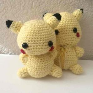 Crochet pikachu plush pokemon 3ds