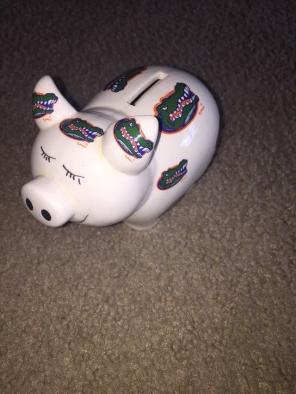 Florida Gators Store Bought Piggy Bank