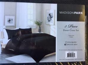 Cal King / King Black Duvet Set