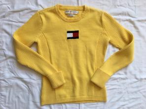 Vintage Tommy Hilfiger Flag Sweater SM