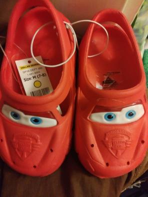 New car kida crocs