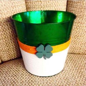 St Patrick's day party beer ice bucket