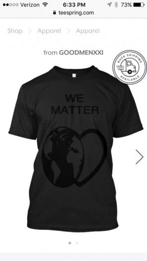 GOODMENXXI "WE MATTER" XS - 5XL