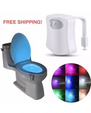 Motion Sensor Toilet Bowl night light