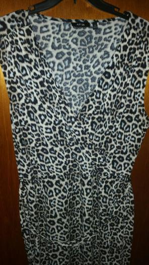Leopard print dress extra large