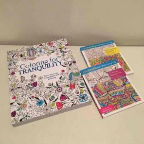 Lot of Coloring Books for Done and Done