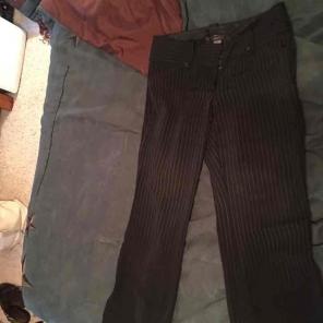 Pinstripe pants