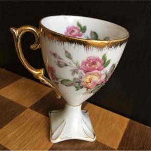 Vintage Egg or ? Bone China Cup