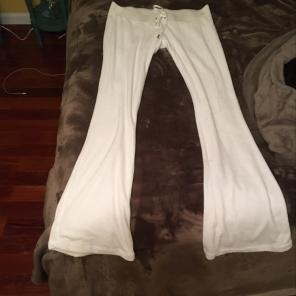 Juicy Couture White Track Pants