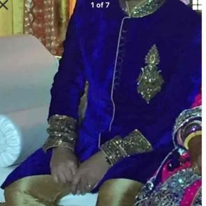Men wedding sherwani