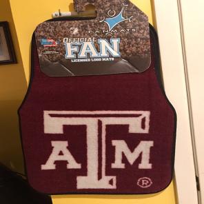New Texas A&M Fanmat 2 Piece Car Mat Set