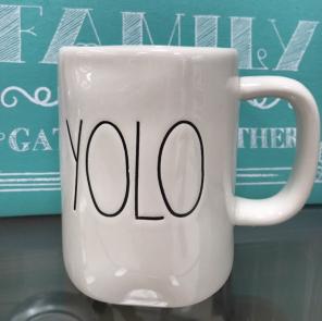 Rae Dunn Yolo Mug