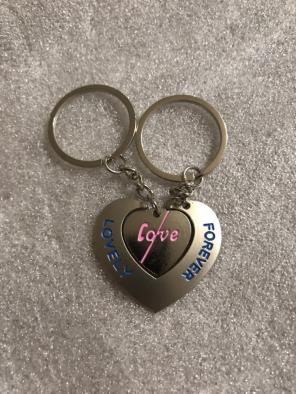 Love key chain, for a loving couple