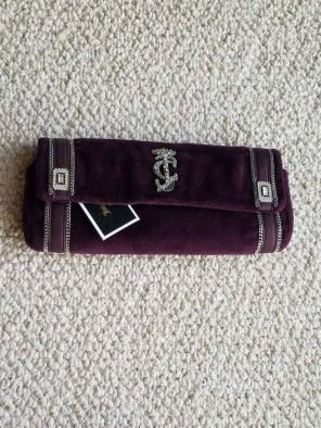 Juicy Couture Velour Clutch NWT