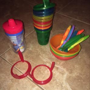 Child eating Utensils Bundle FREE SHIP