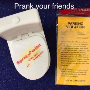 Parking Tickets Prank And Toilet Prank