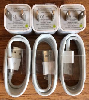3 Sets Of Chargers For IPhone