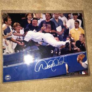 Signed Derek Jeter Photo