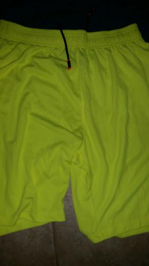 Electric green shorts