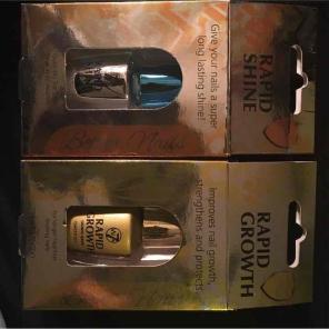 W7 Rapid growth and Rapid shine nail