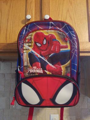Backpack spider man marvel