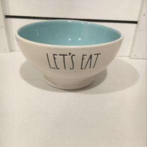 Rae Dunn: LETS EAT bowl