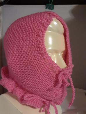 Knitted Pink Ski Mask