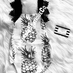 Pineapple Baby Romper